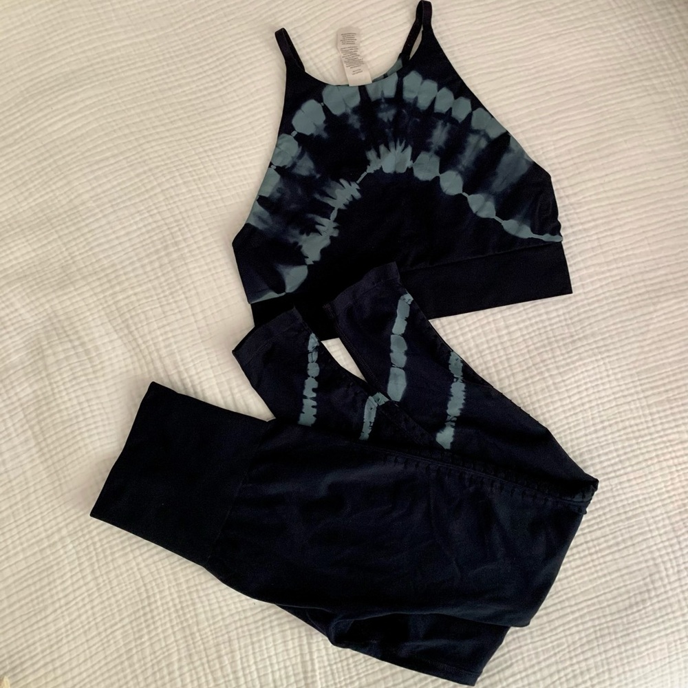 Joy Lab for Target navy tie-dye seamless set